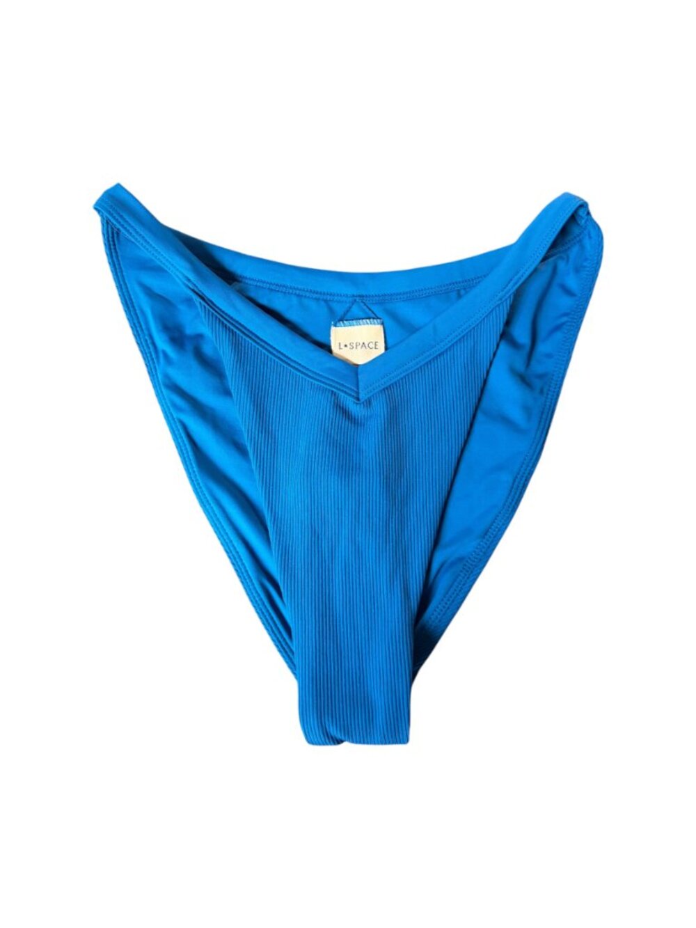 L*Space Winona Classic Bottom - Size Medium - Abyss Blue - Ribbed Bikini Bottom - Picture 4 of 6